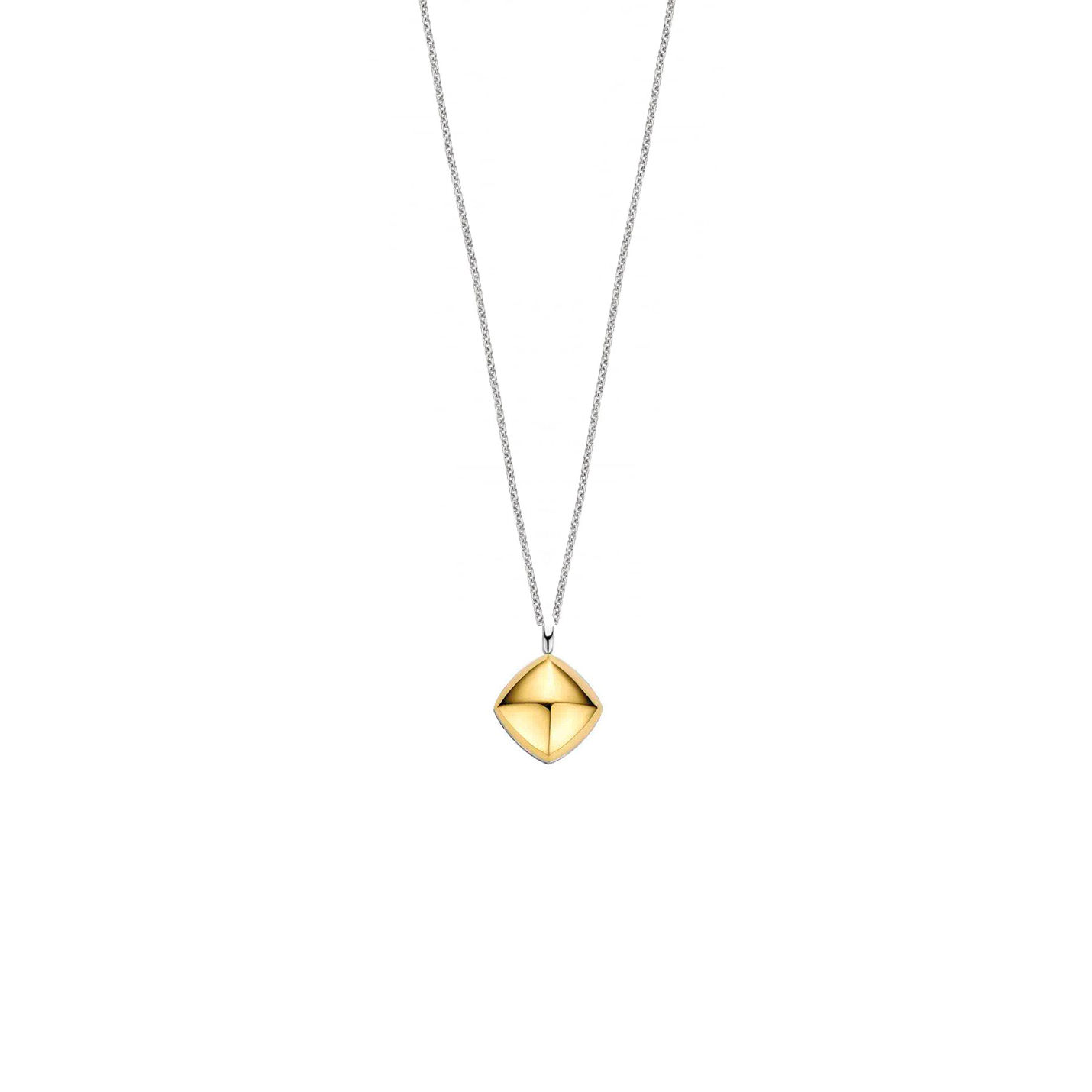 Ti Sento Gold Pyramid Necklace