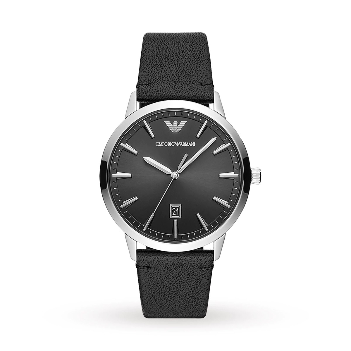 Emporio Armani Ruggero Watch - Steel & Black