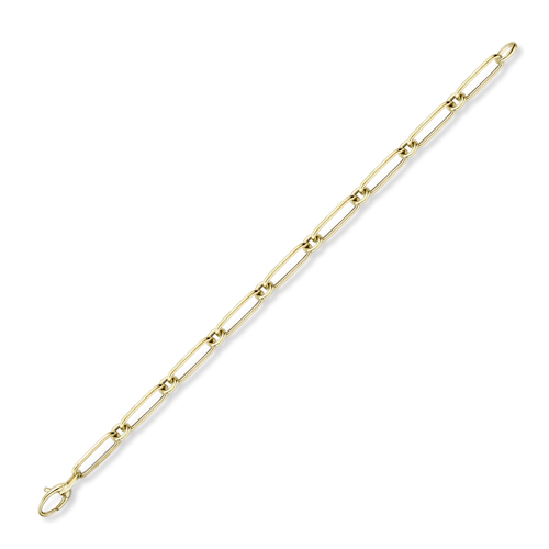 9ct. Yellow Gold Elongated Link Bracelet