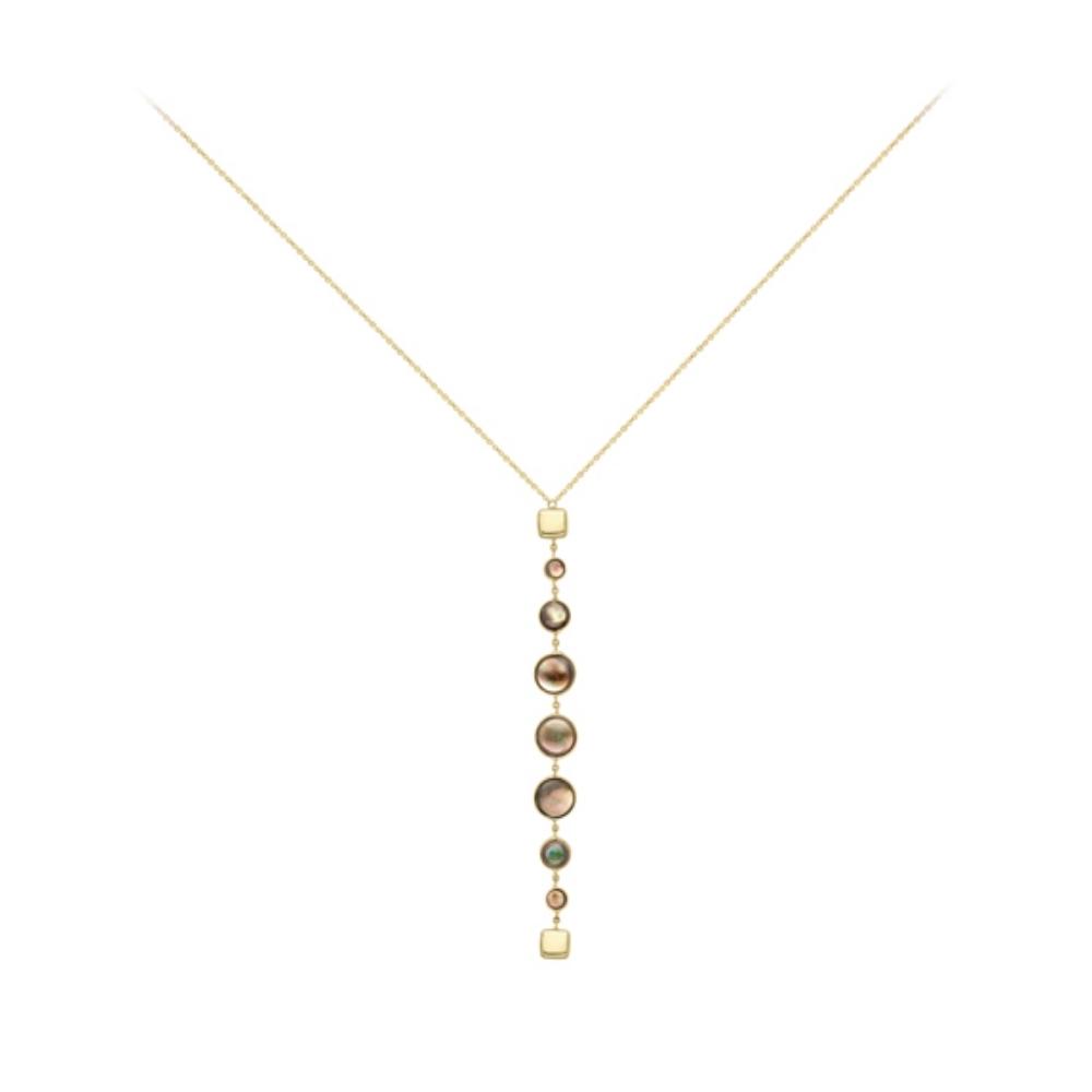 Yellow Gold & Mother-of-Pearl Necklace