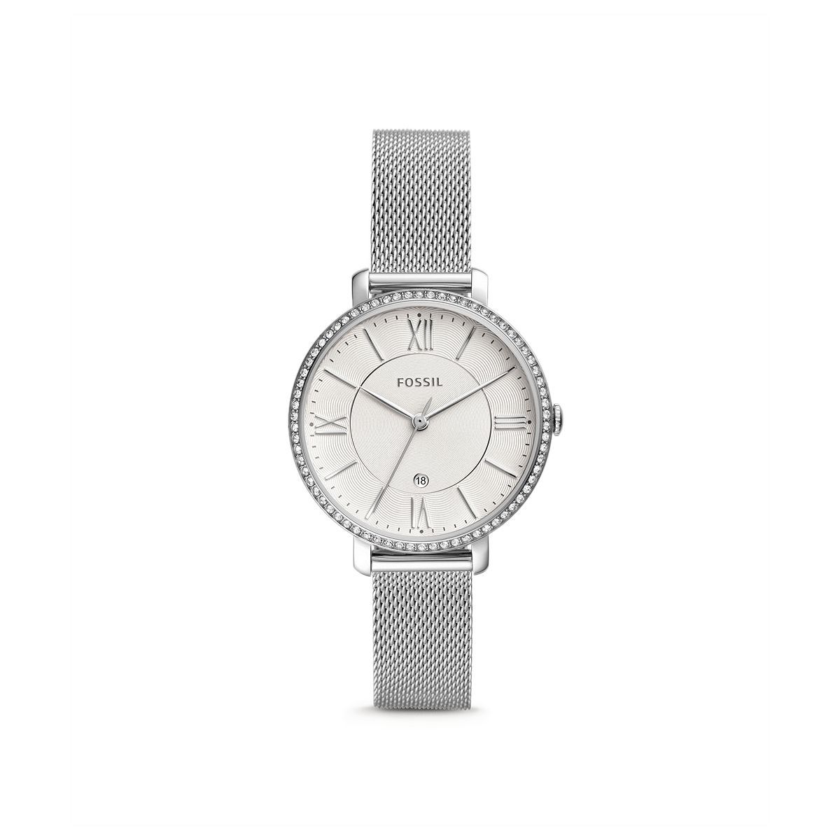 Fossil Jacqueline Stainless Steel Mesh Watch