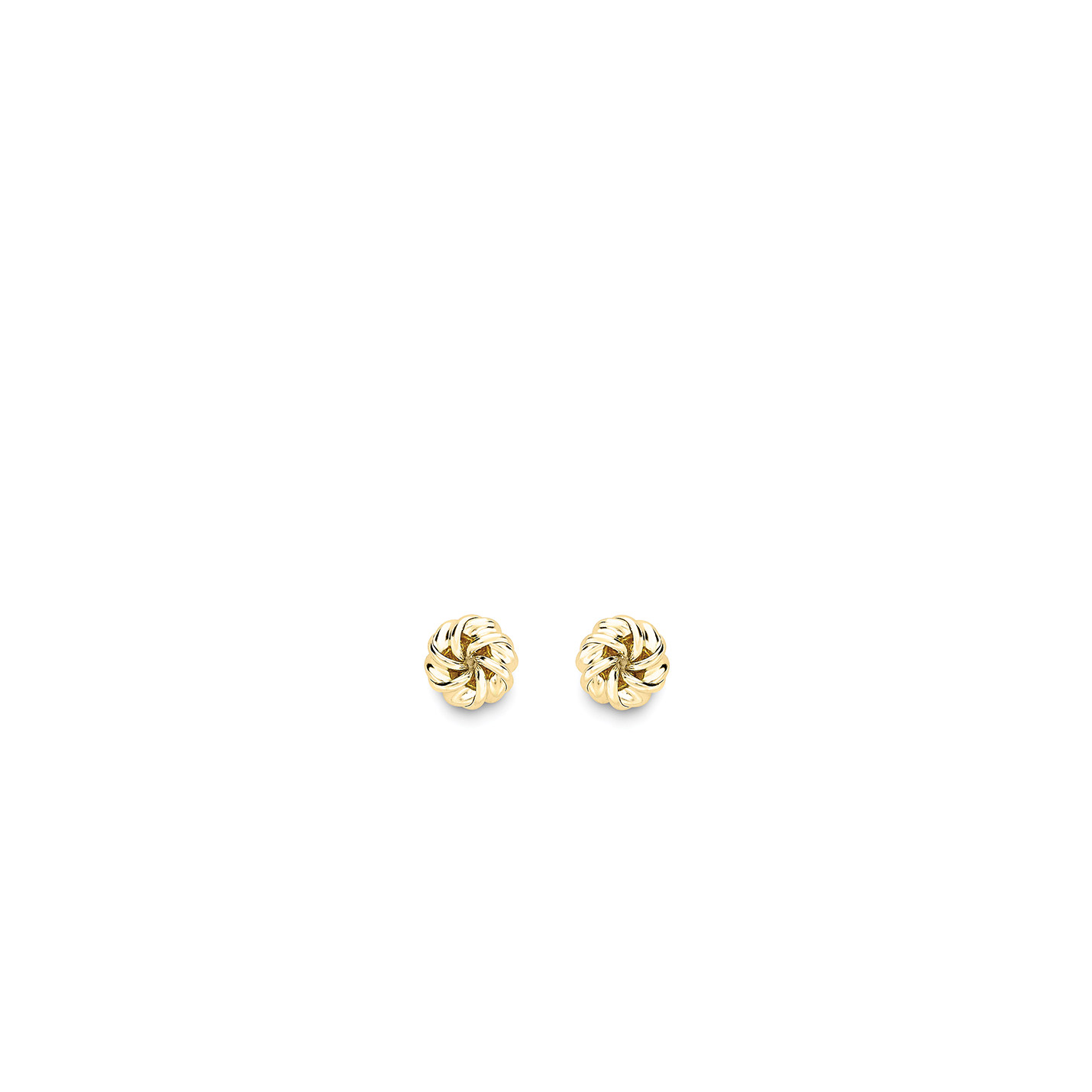 9ct. Gold Twisted Knot Stud Earrings