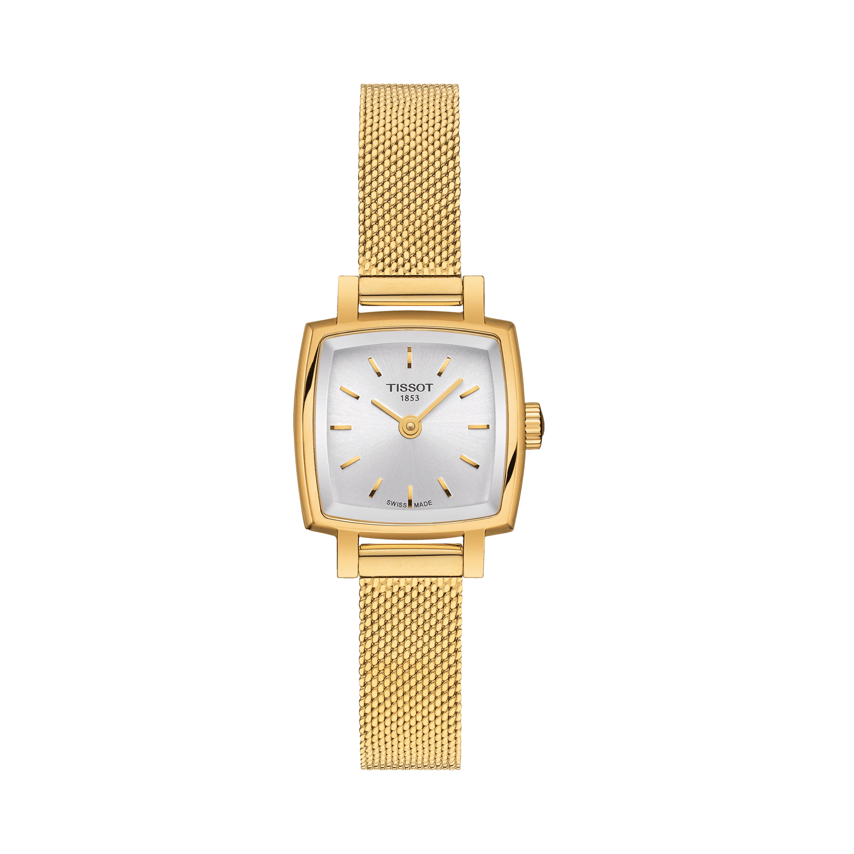 Tissot T-Lady Lovely Square Watch - Yellow Gold