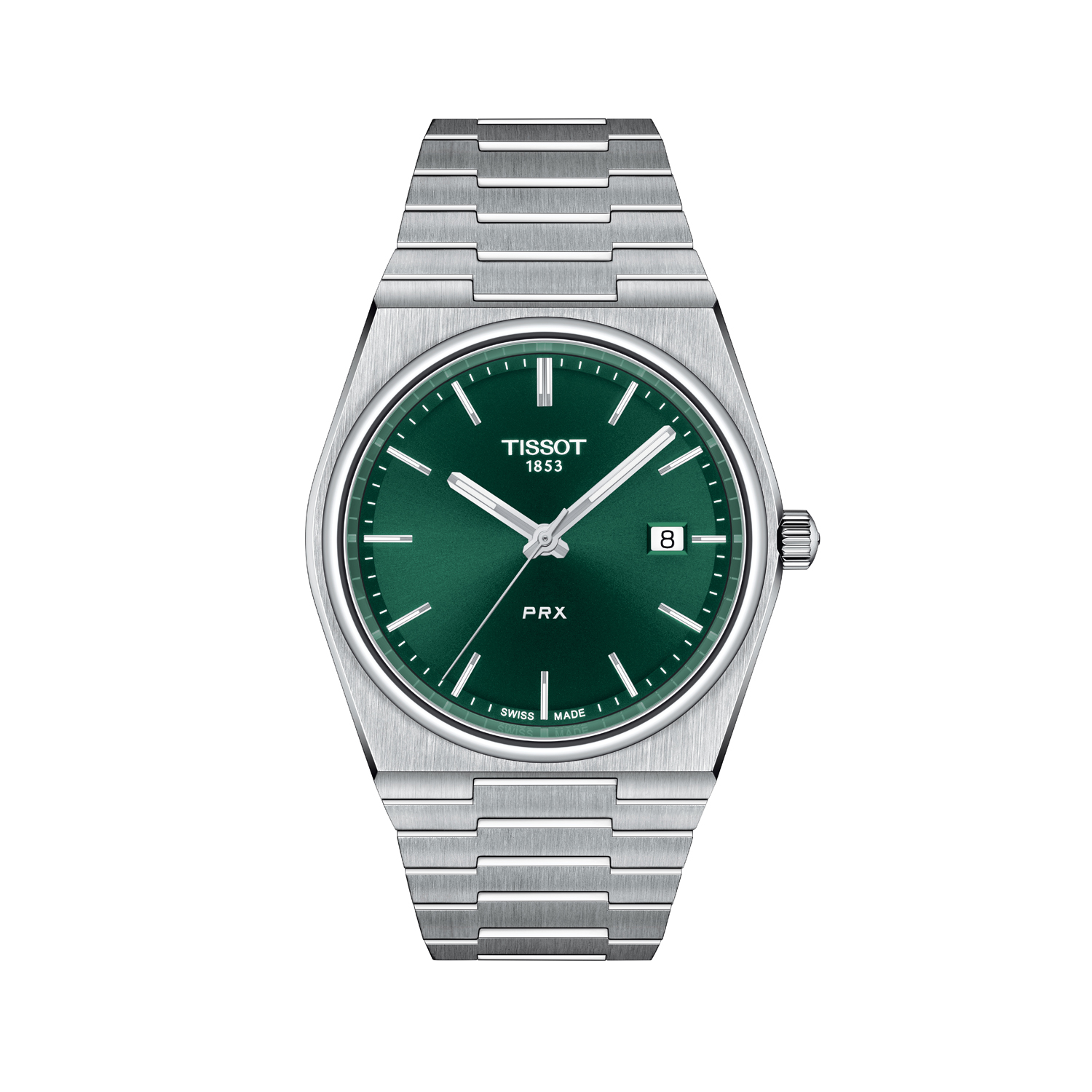Tissot PRX Stainless Steel Watch - 40mm Green Dial
