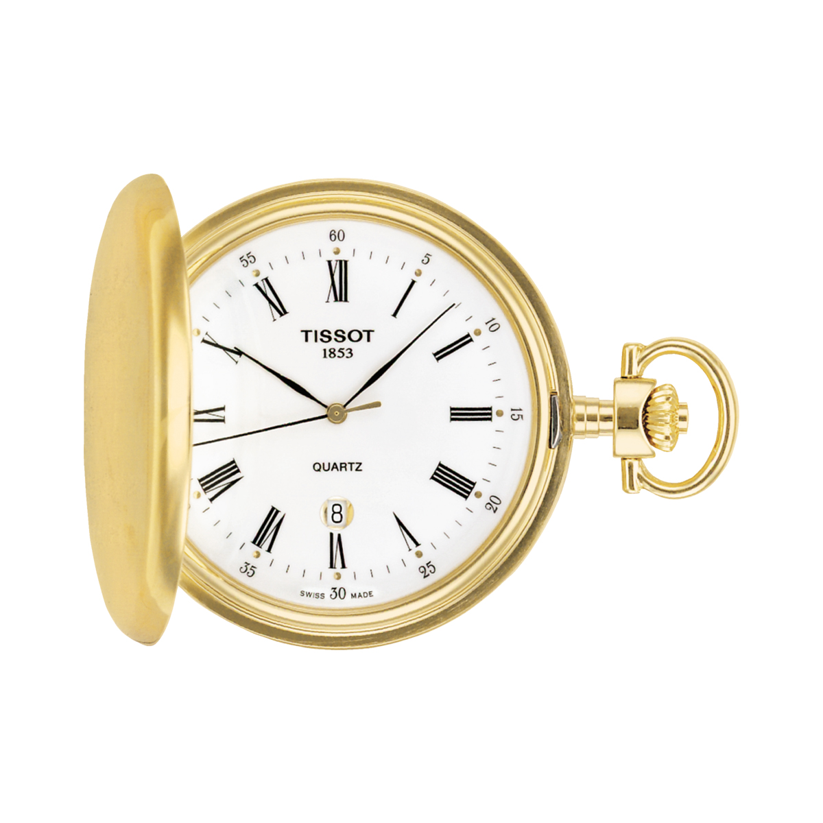 Tissot Savonnette Gold Plated Pocket Watch