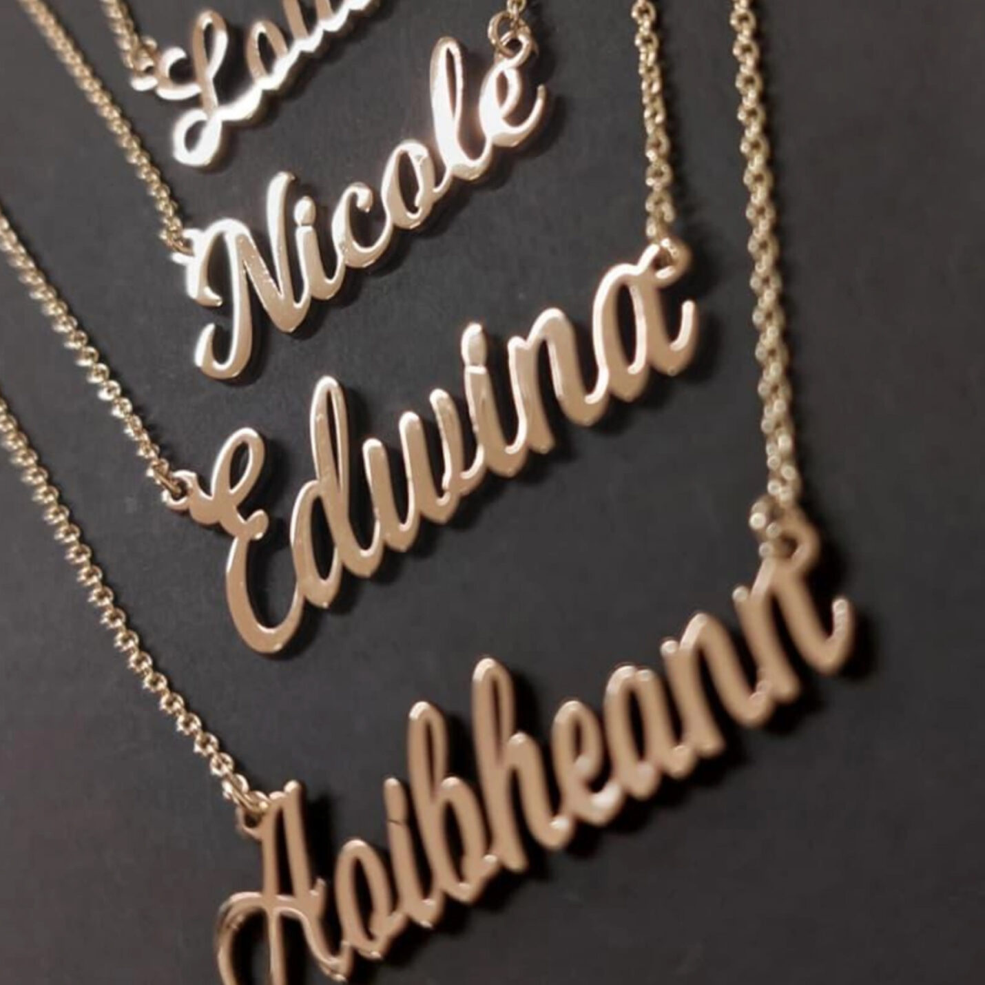 Gold Personalised Name Necklace