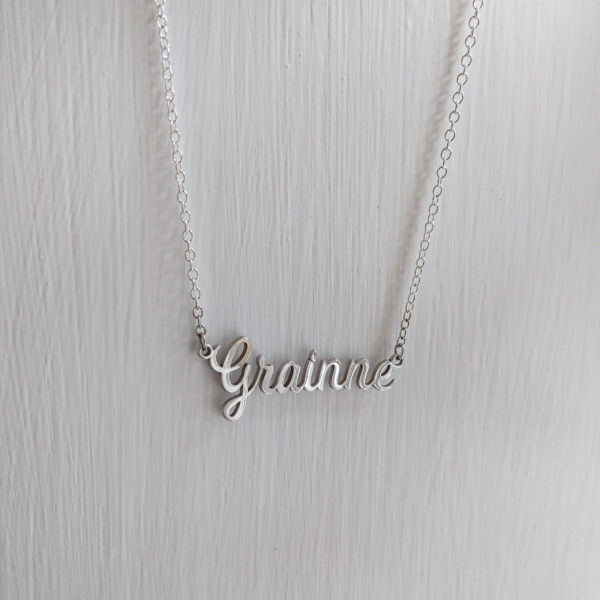 Sterling Silver Personalised Name Necklace from Murphy Jewellers Kilkenny