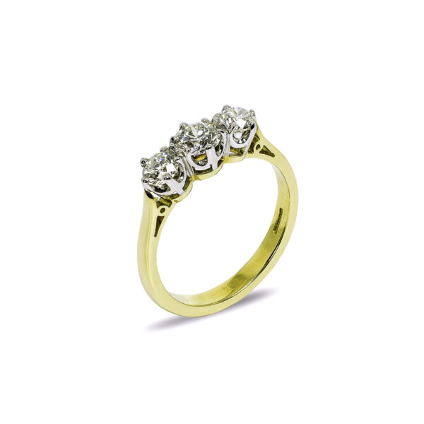 Versailles 3-Stone Diamond Engagement Ring