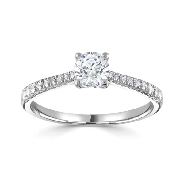 Ivy Diamond Engagement Ring | Solitaire Engagement Rings