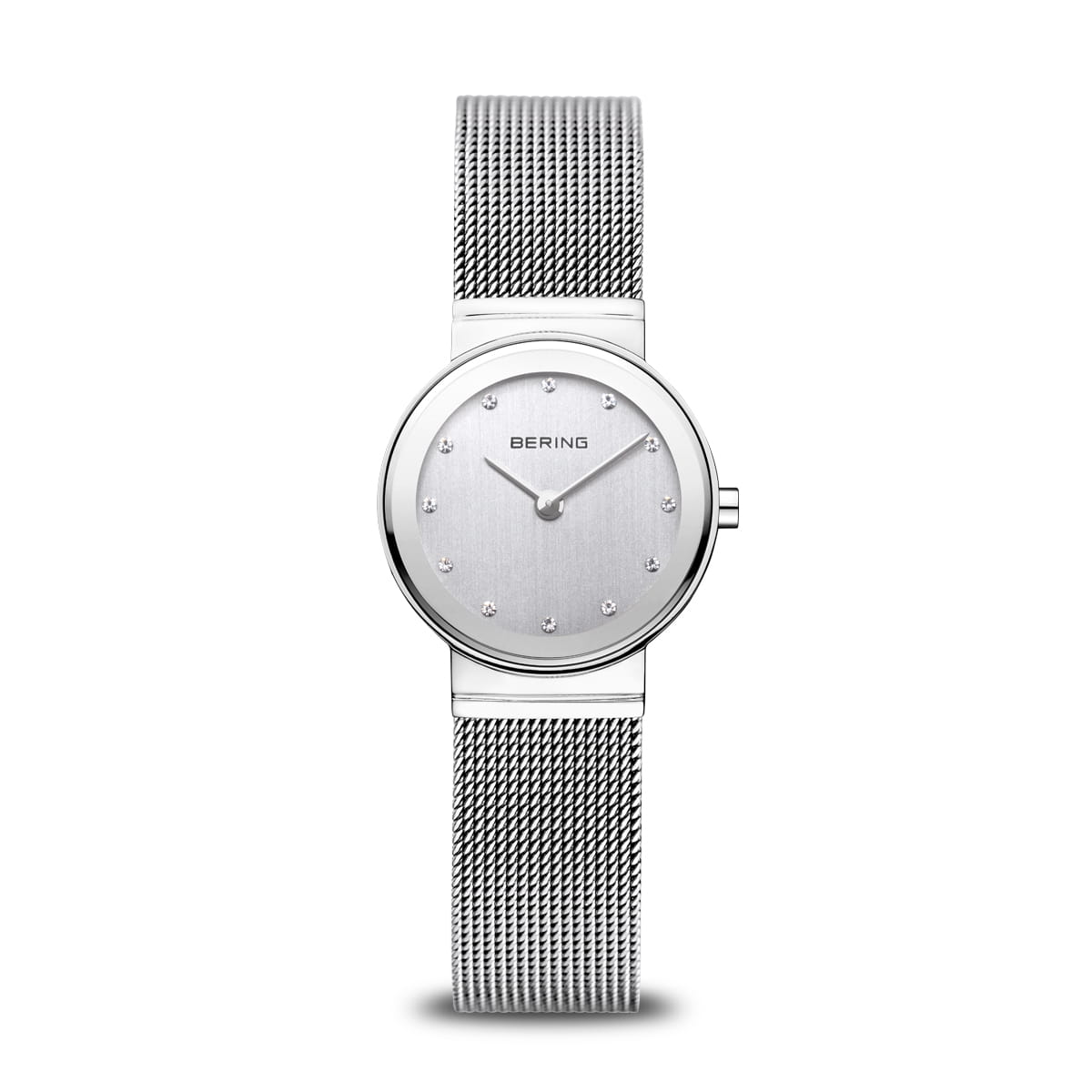 Bering Classic Polished Silver Small Mesh Watch