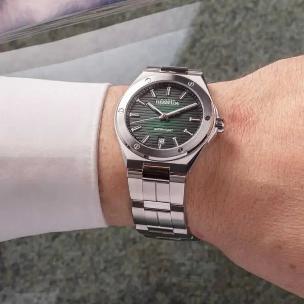 Michel Herbelin Cap Camarat Automatic Watch with Green Dial