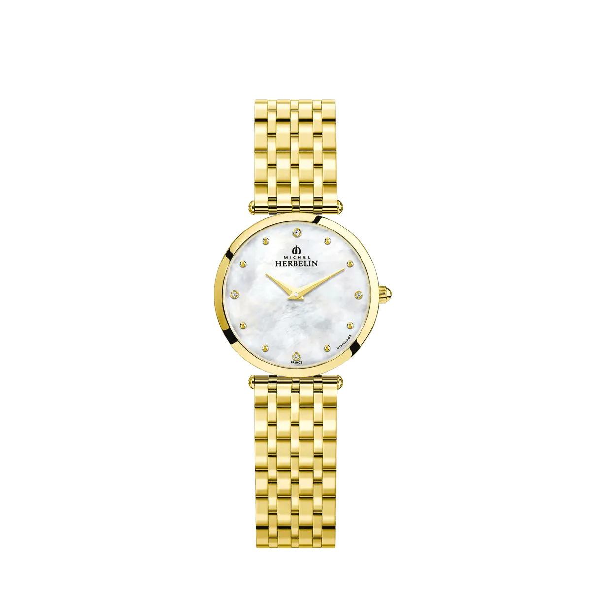 Michel Herbelin Epsilon Yellow Gold Plated Watch