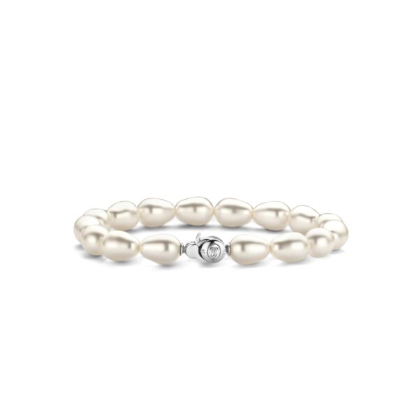 Ti Sento Organic-Shaped Pearl Bracelet