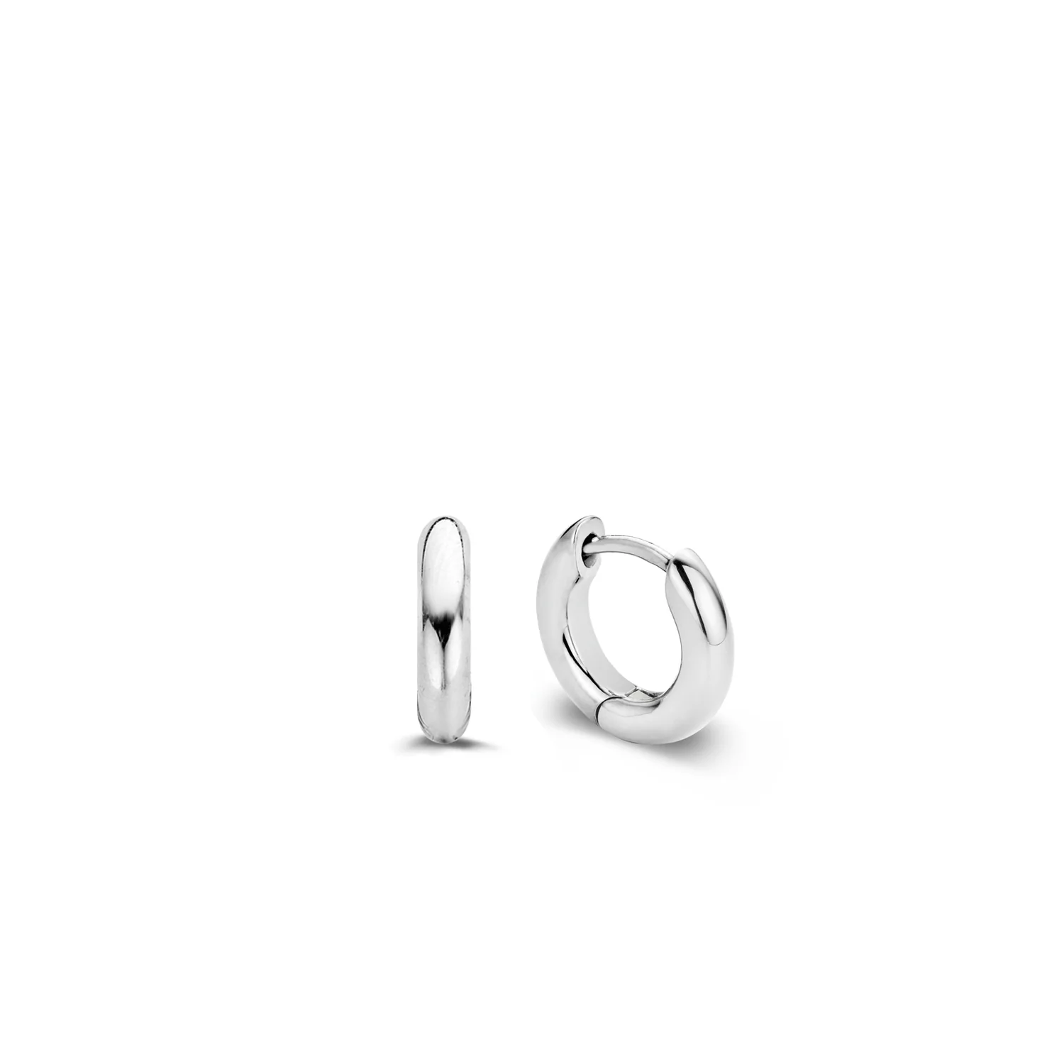 Ti Sento Silver Hoop Earrings – 14mm