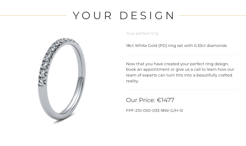Your Wedding Ring Design | Murphy Jewellers Wedding Ring Builder
