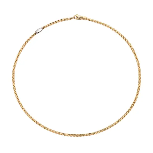 Fope Eka Yellow Gold Rope Necklace