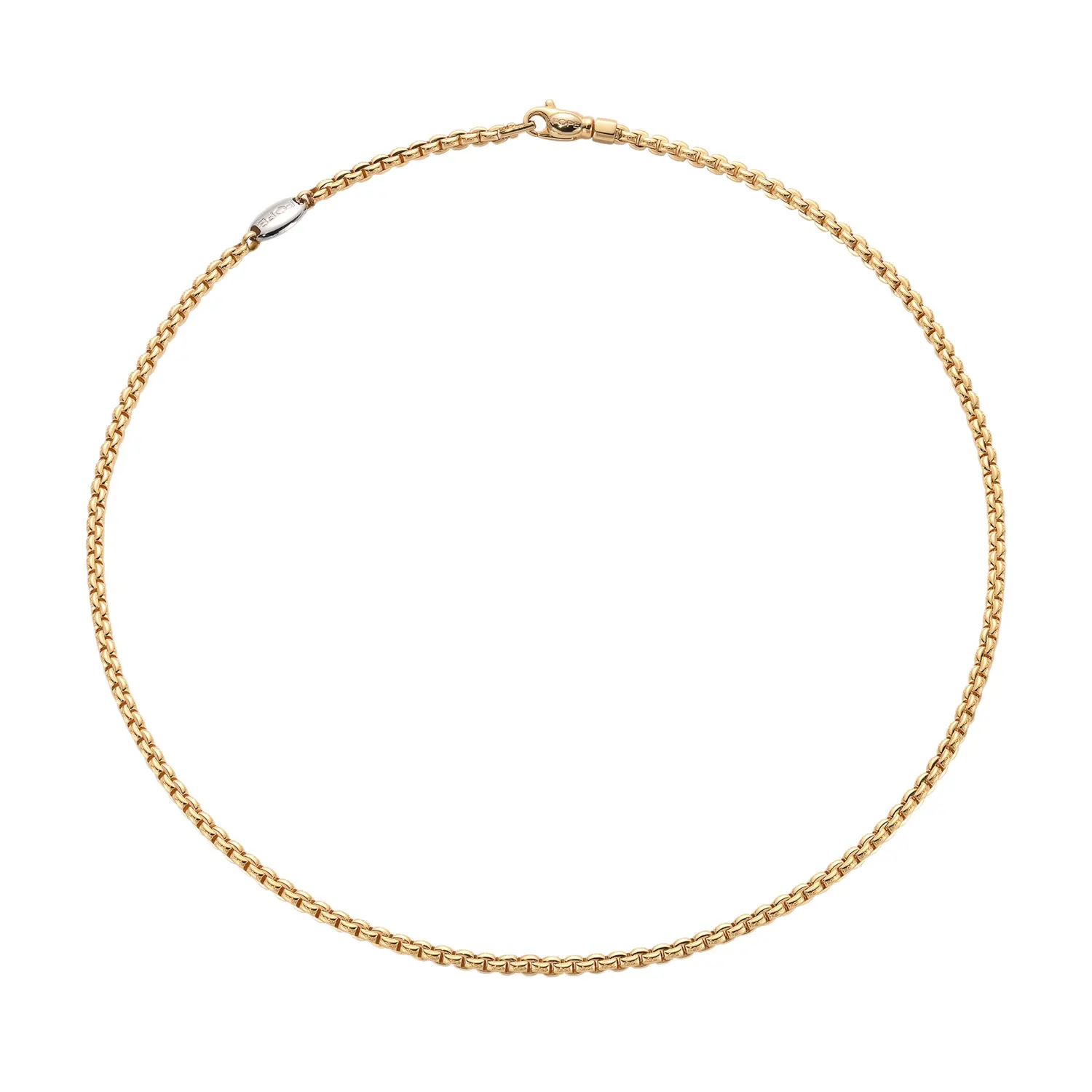 Fope Eka Yellow Gold Rope Necklace