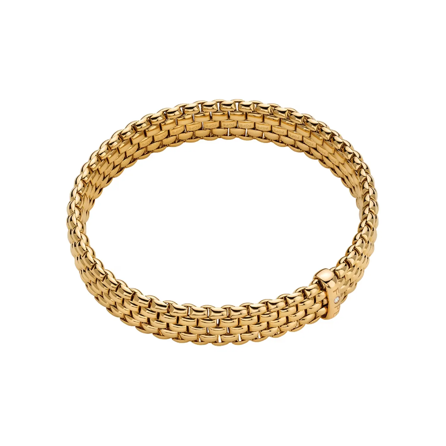 Fope Panorama Flex'It Gold Bracelet