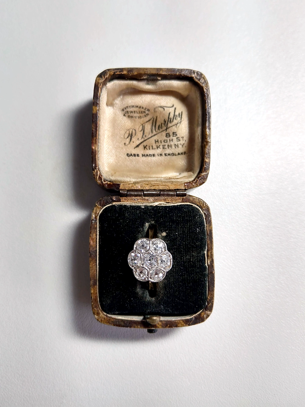 1940s Bespoke Diamond Ring Handmade at Murphy Jewellers