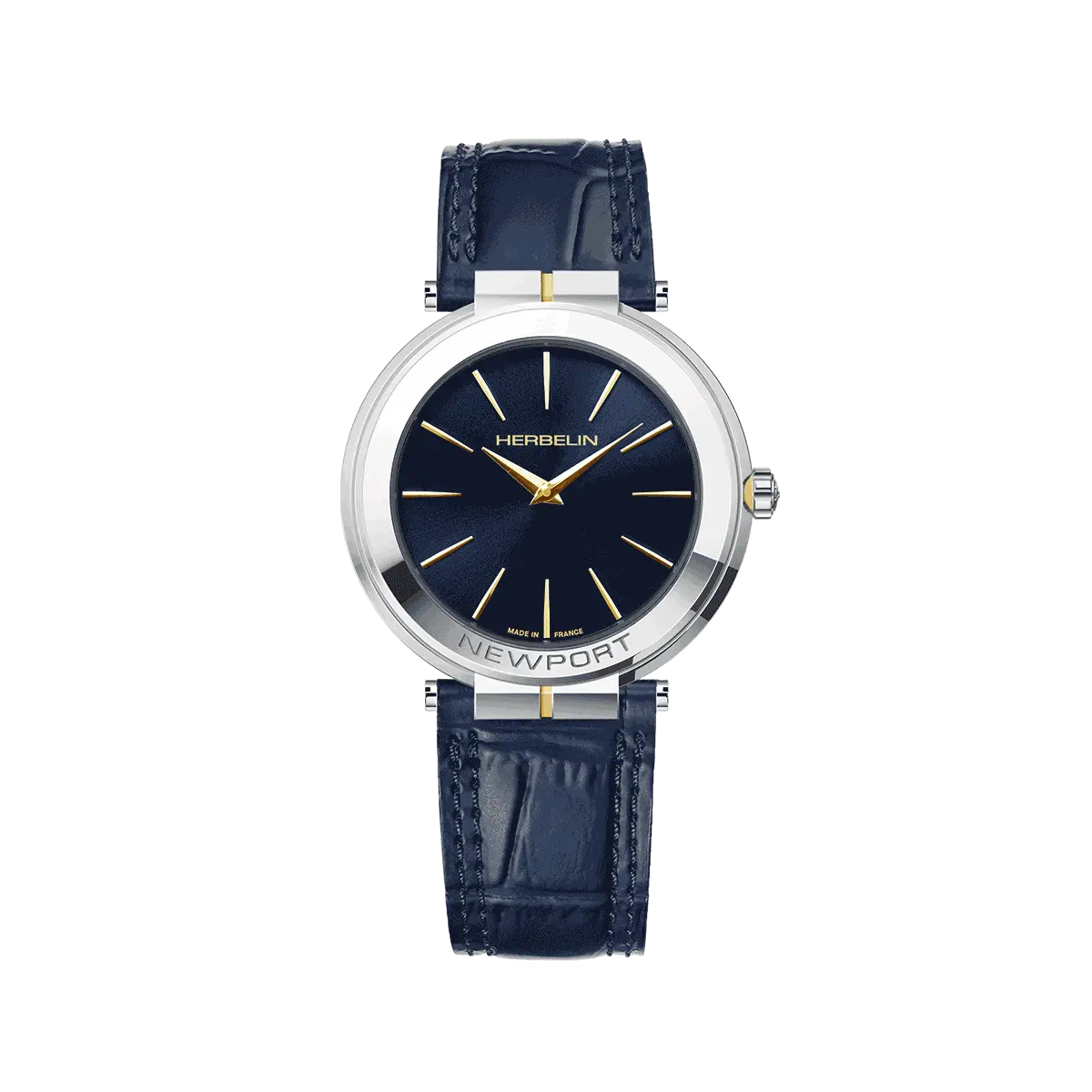 Michel Herbelin Newport Slim Watch - Navy Blue