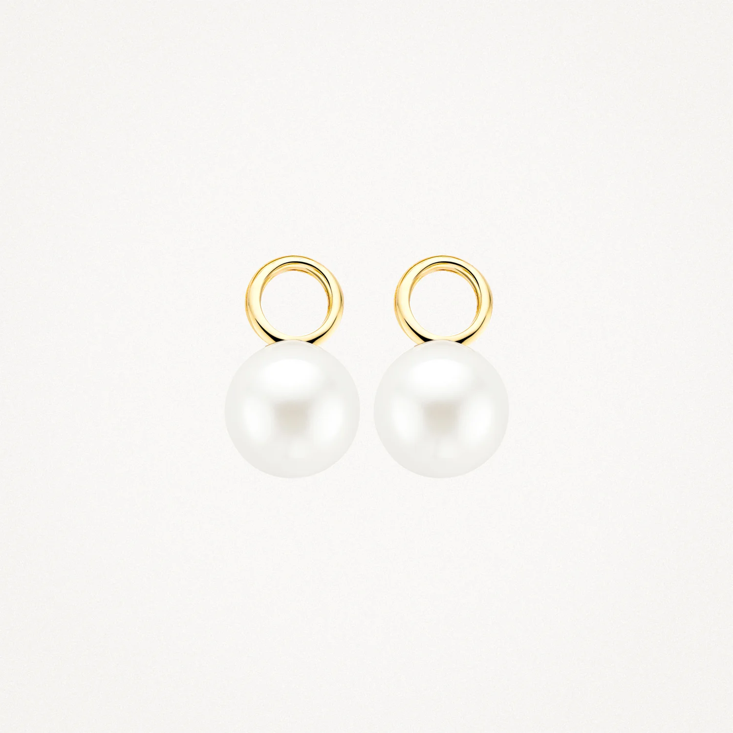 Blush Ear Charms - Simple Gold & Pearl