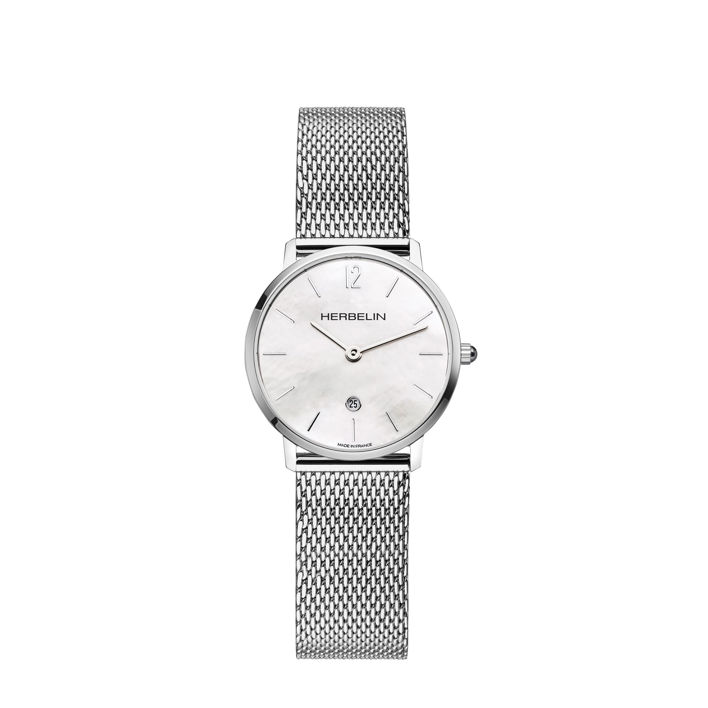 Herbelin City Stainless Steel Mesh Watch