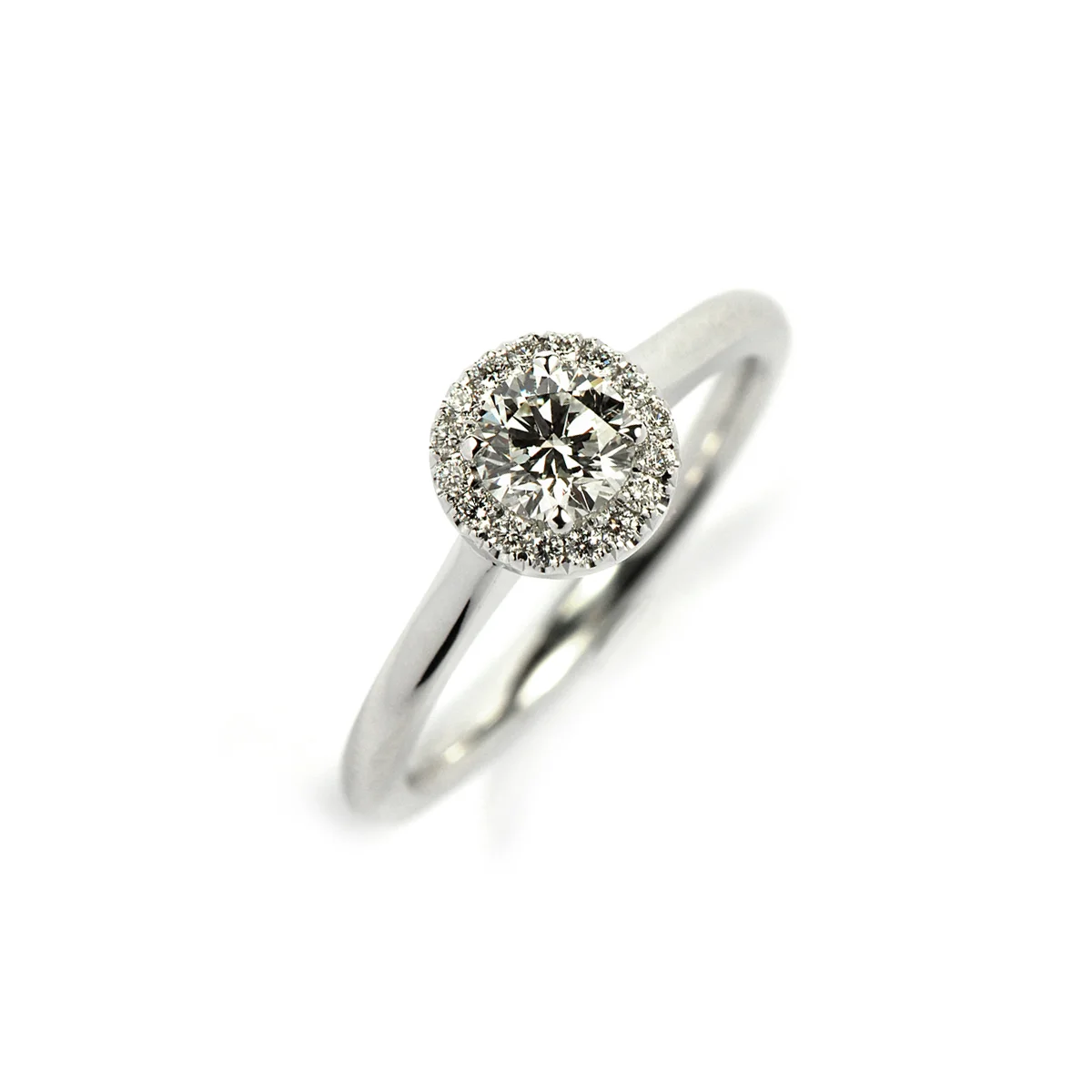 Florence Castel - Platinum Diamond Engagement Ring - 0.51cts