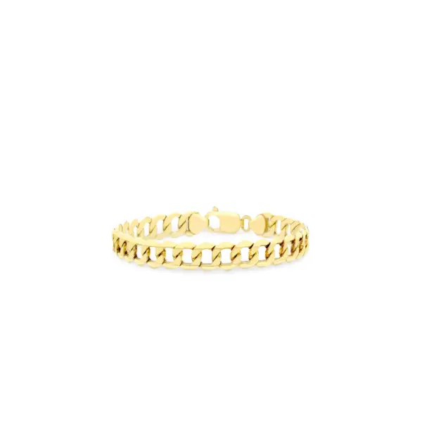 Oversized Gold Curb Chain Bracelet