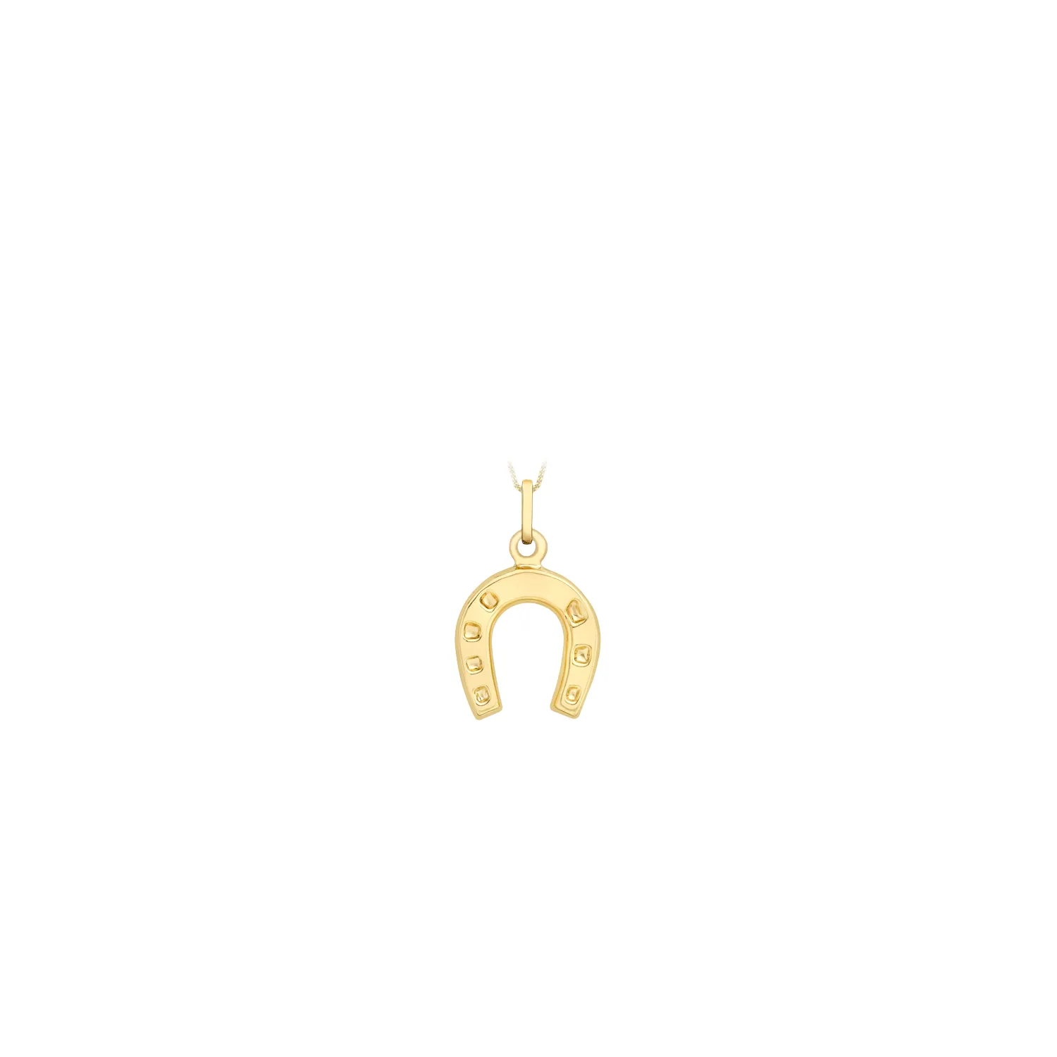 Yellow Gold Horseshoe Pendant