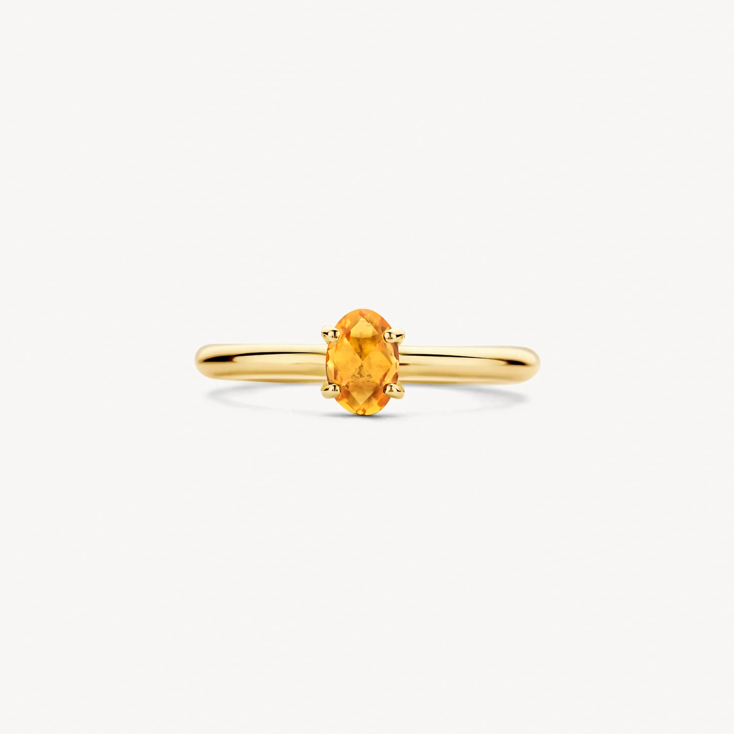 Blush Yellow Gold & Citrine Dress Ring