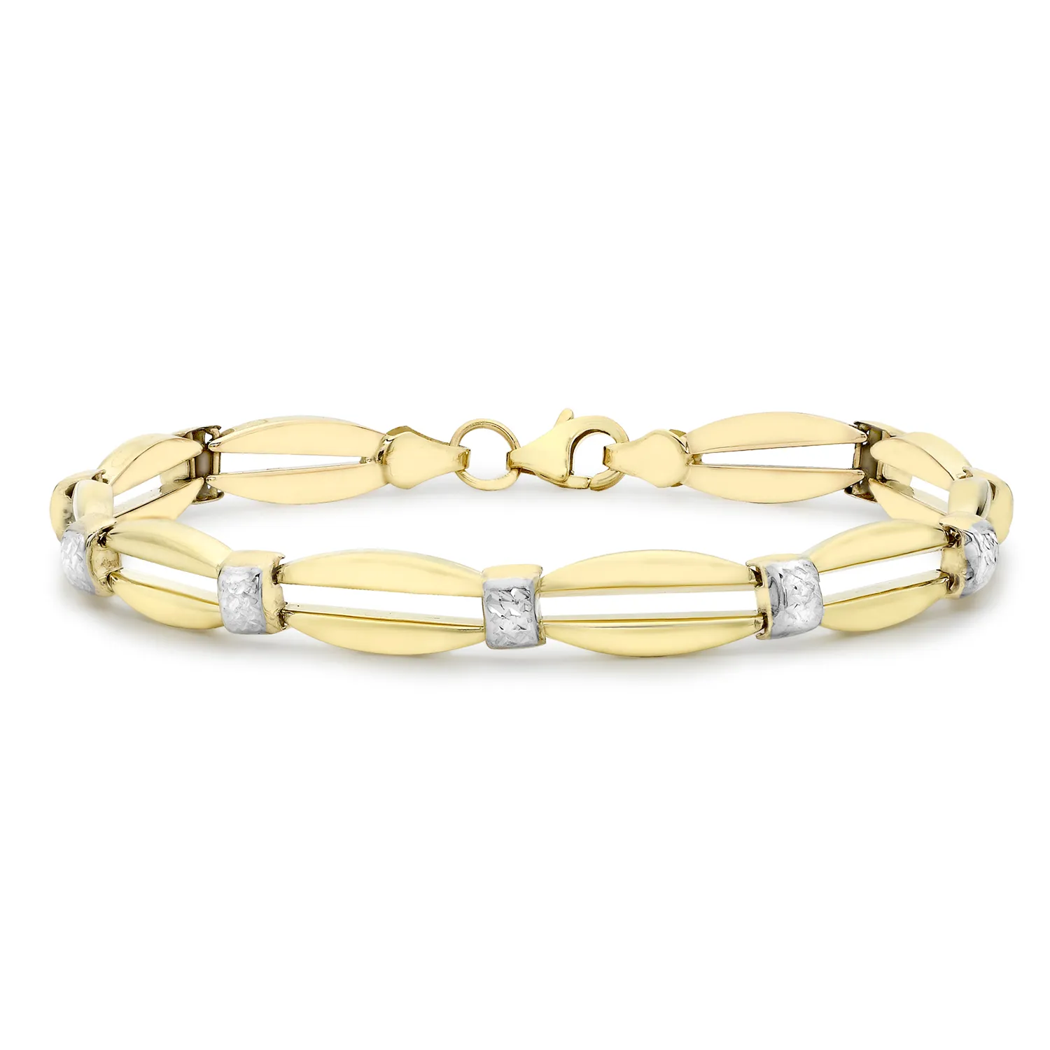 9ct. Gold Oval Link Bracelet