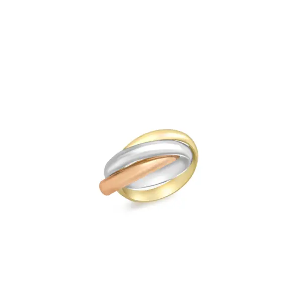 Tri-Gold Russian Ring