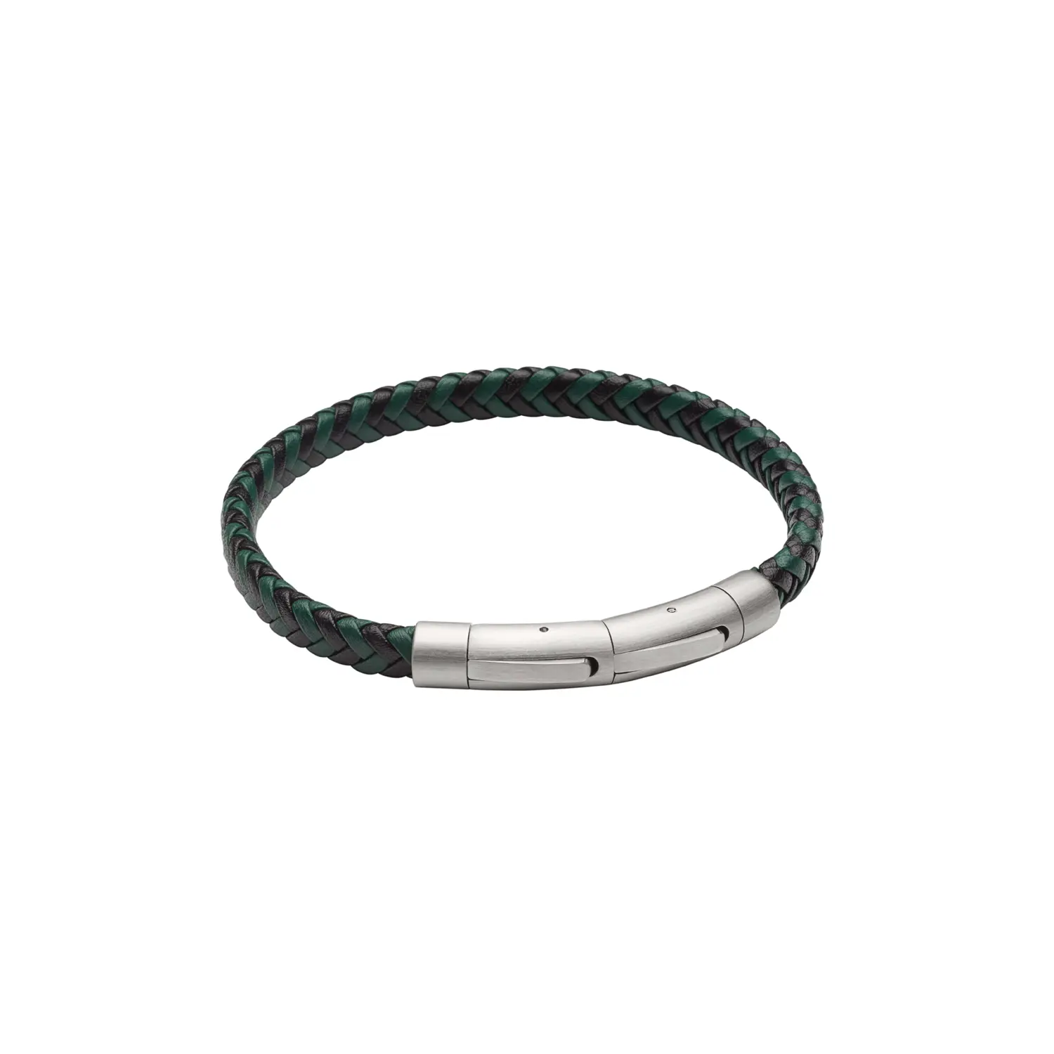 Fred Bennett Plaited Leather Bracelet