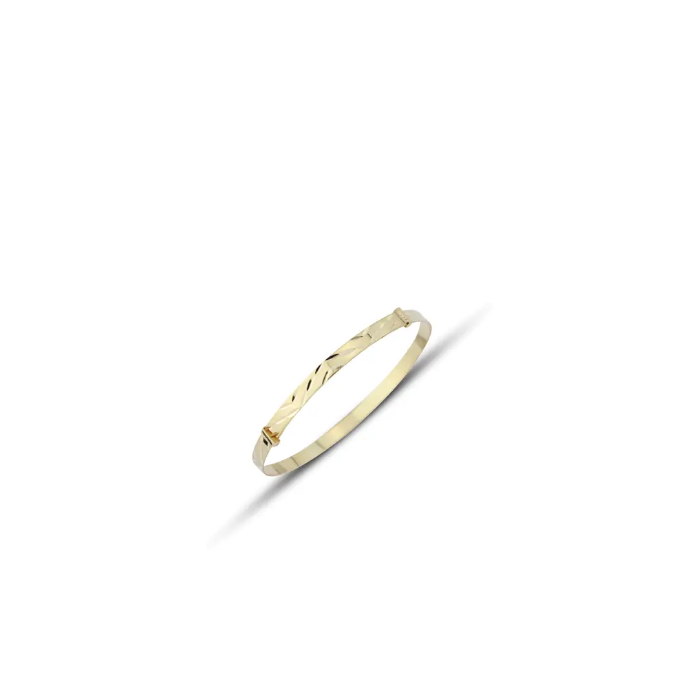 9ct. Yellow Gold Expandable Baby Bangle