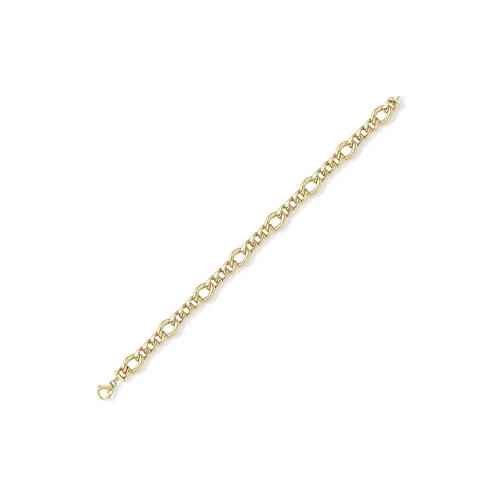 Yellow Gold Curb Link Bracelet