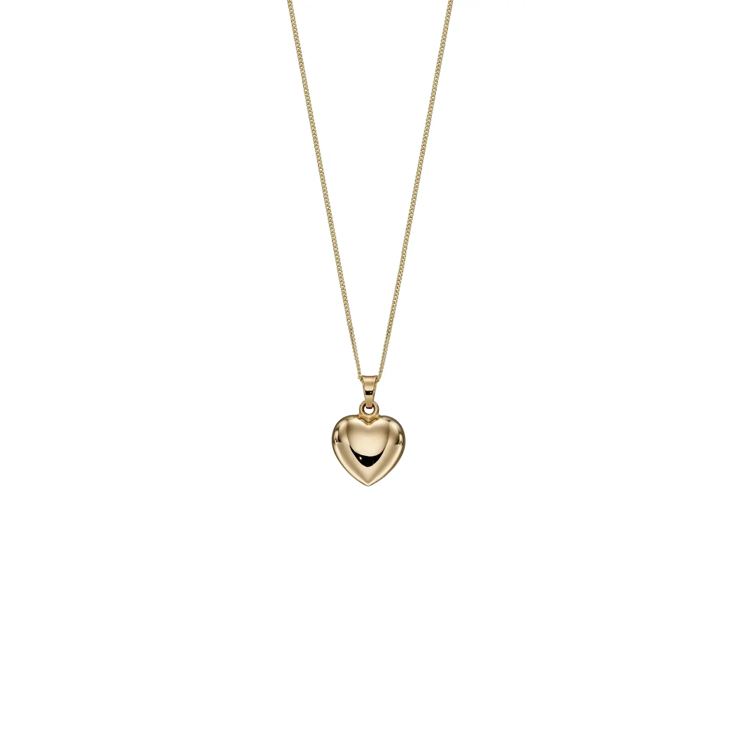 Yellow Gold Heart Necklace