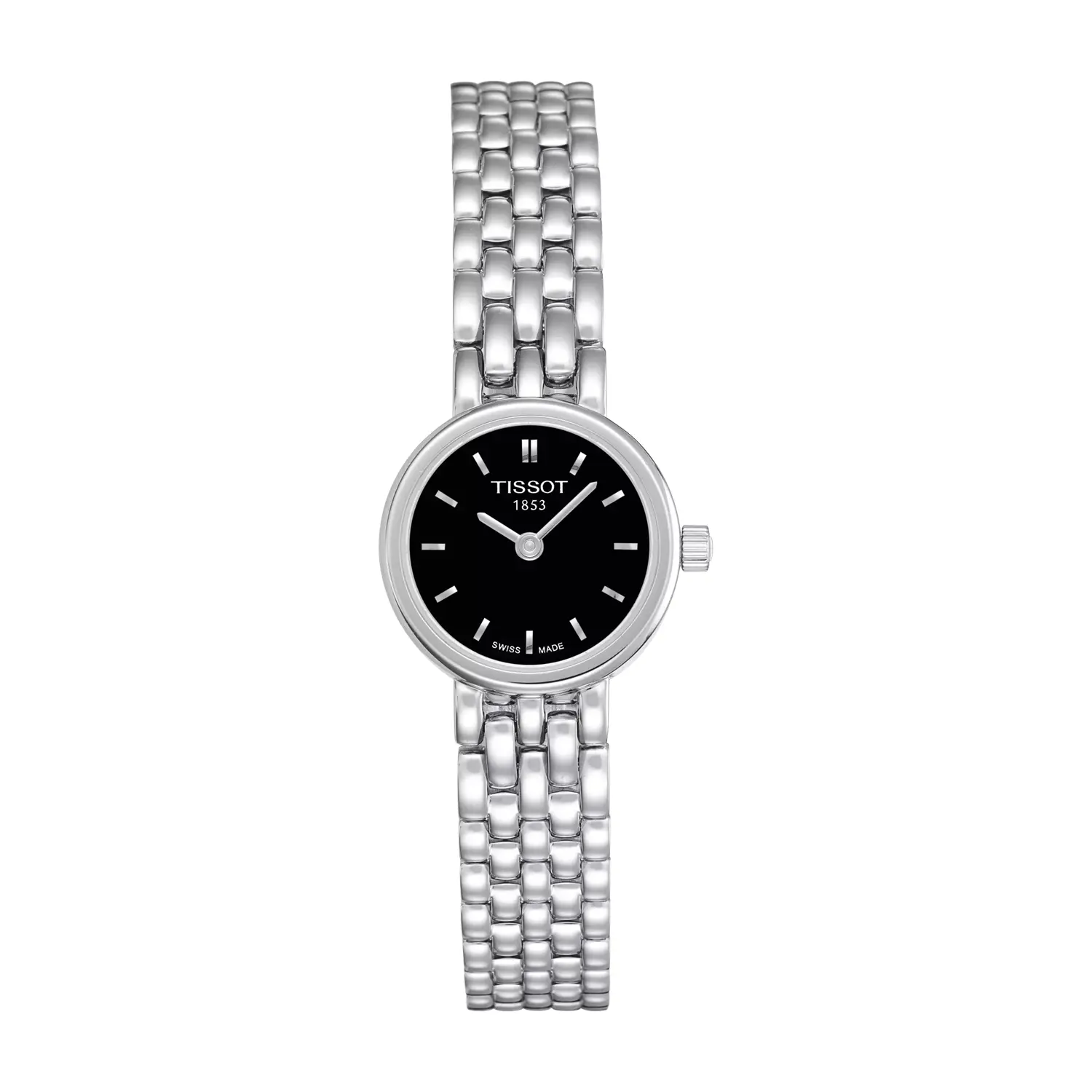 Tissot Lovely Stainless Steel Watch - Black Dial