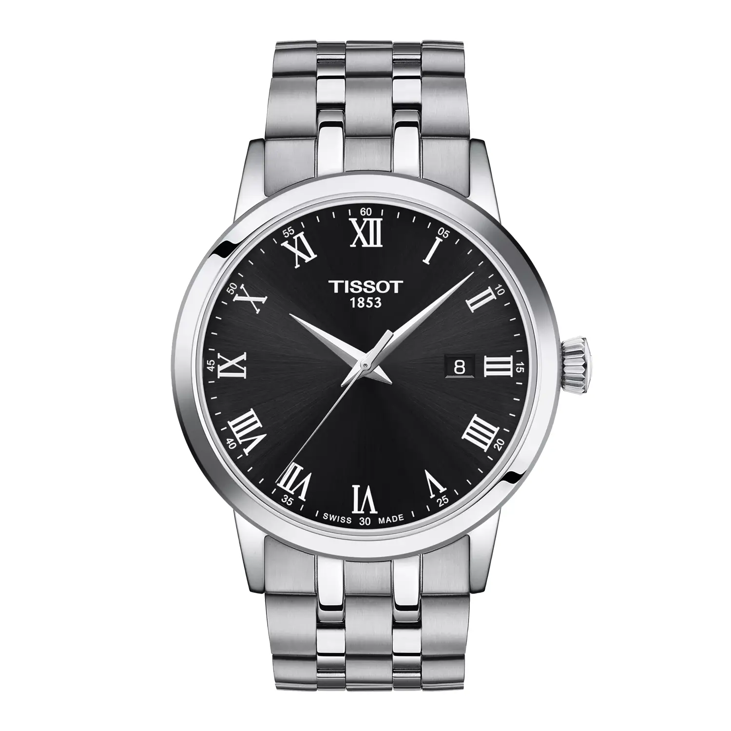 Tissot Classic Dream Stainless Steel Watch - Black Dial