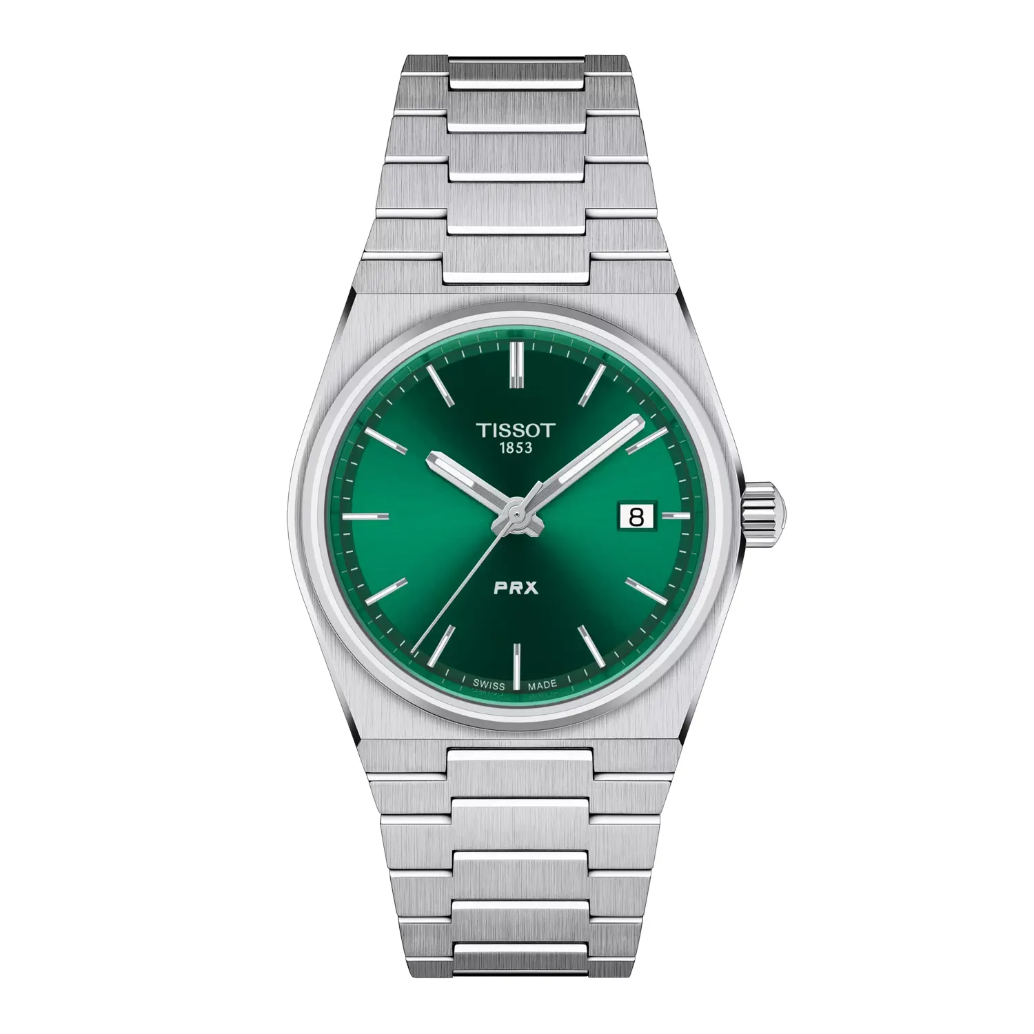 Tissot PRX Stainless Steel Watch - 35mm Green Dial