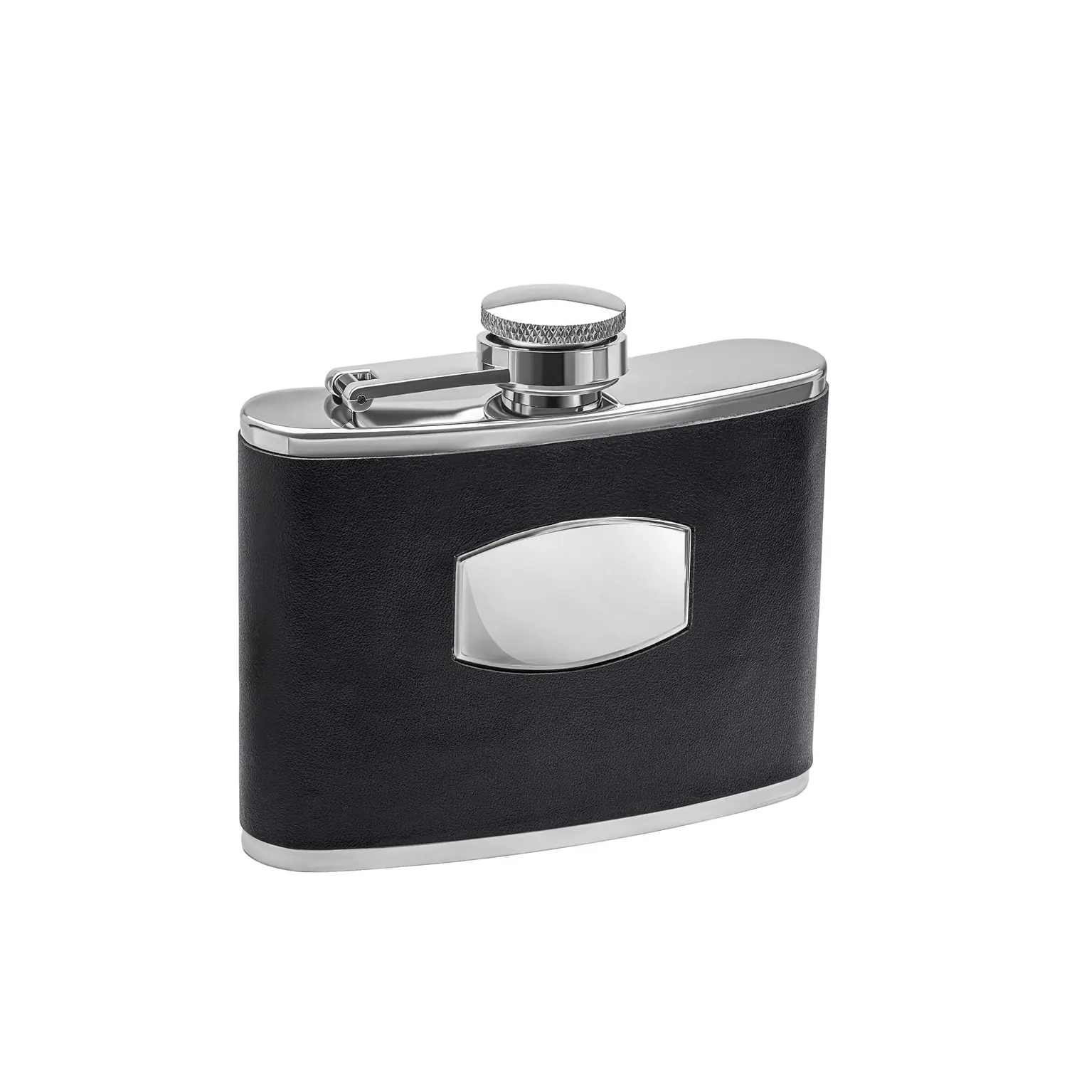 Fred Bennett Leather & Stainless Steel Hip Flask