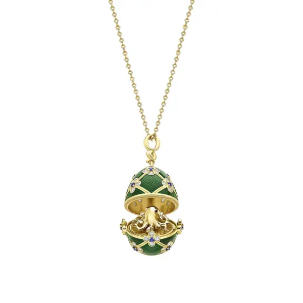 Faberge x 007 Special Edition Octopussy Surprise Egg Necklace