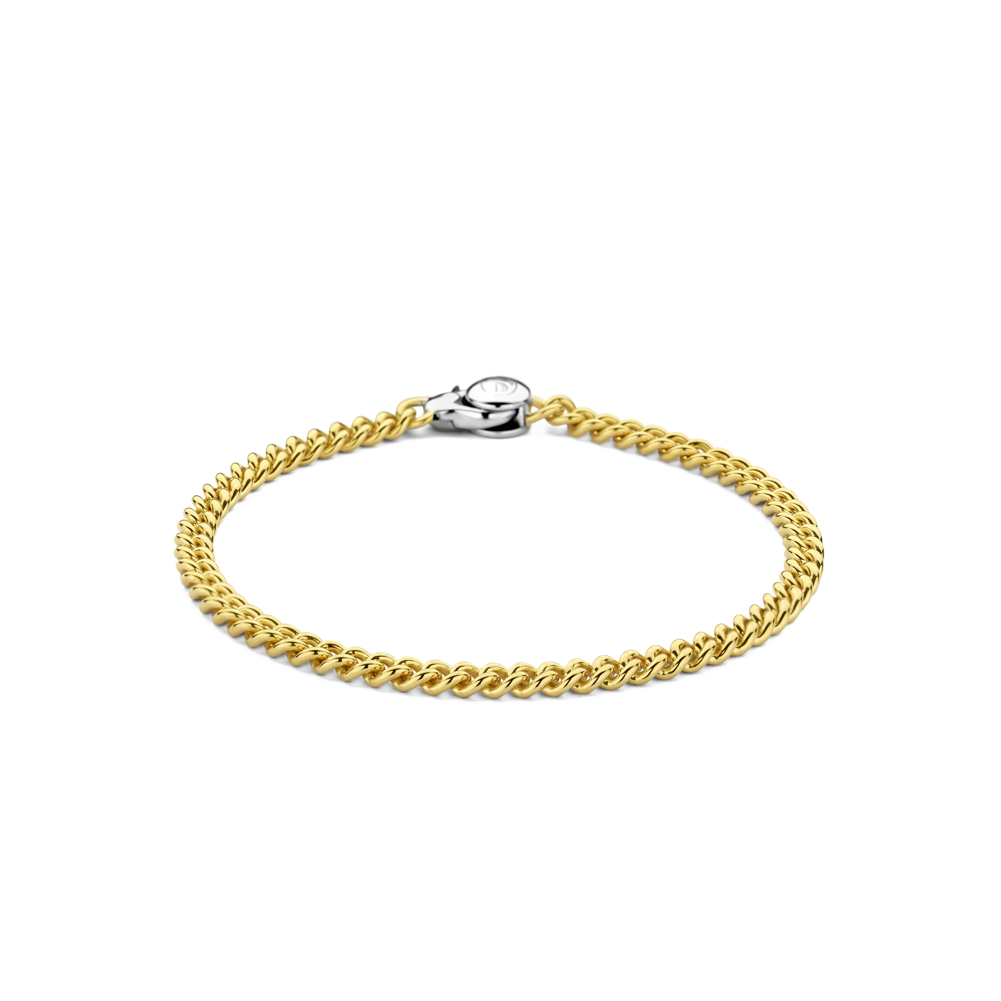 Ti Sento Yellow Gold Thick Chain Bracelet