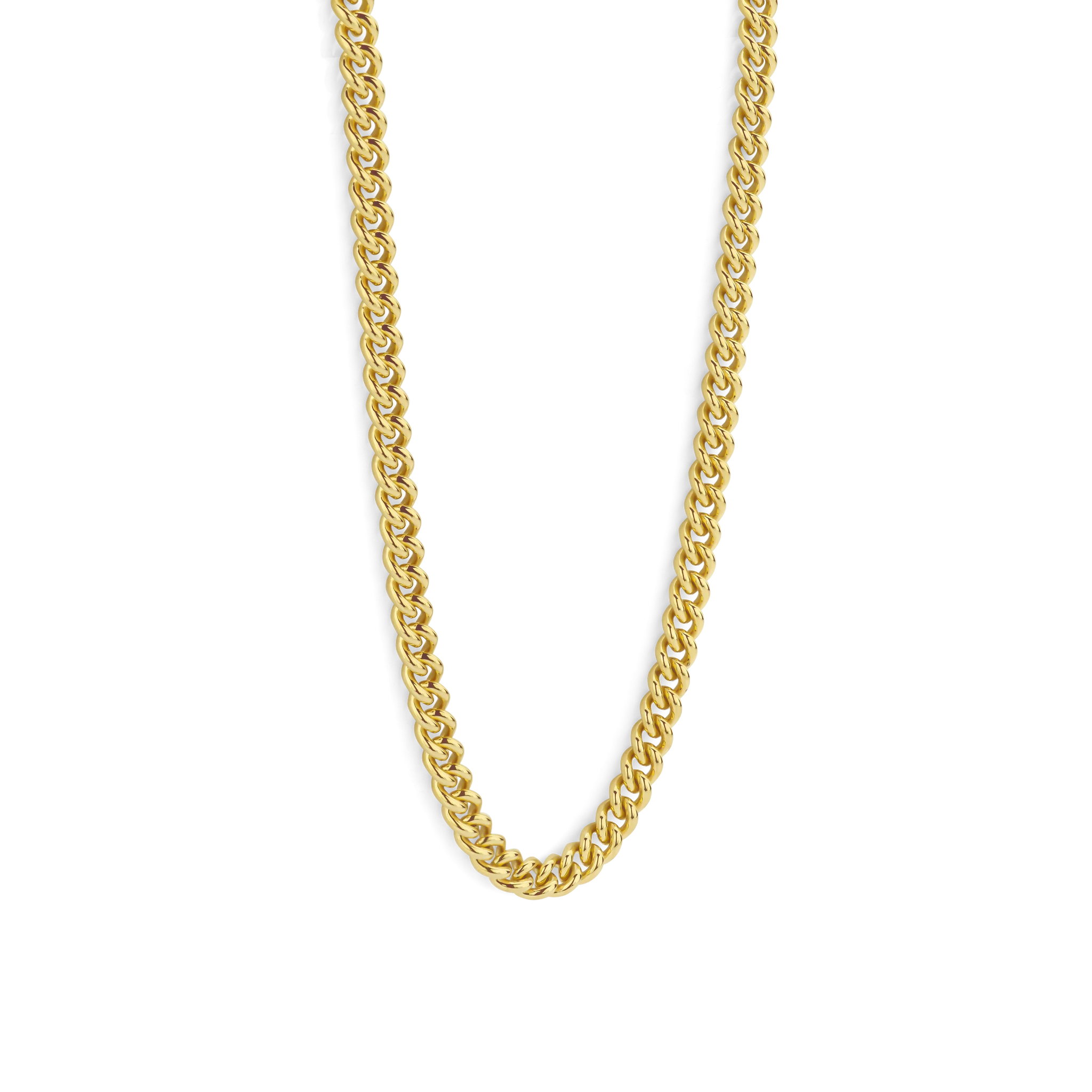 Ti Sento Yellow Gold Thick Chain Necklace