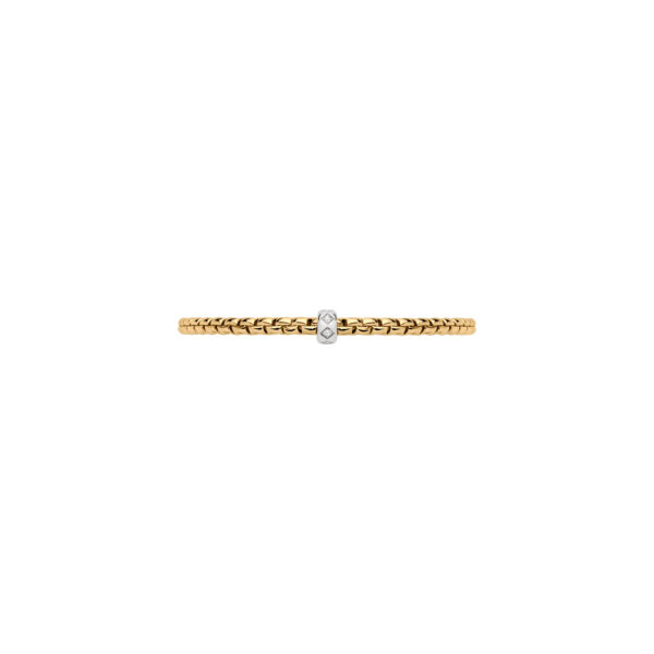 FOPE Eka Gold Flex'it Bracelet with Diamonds