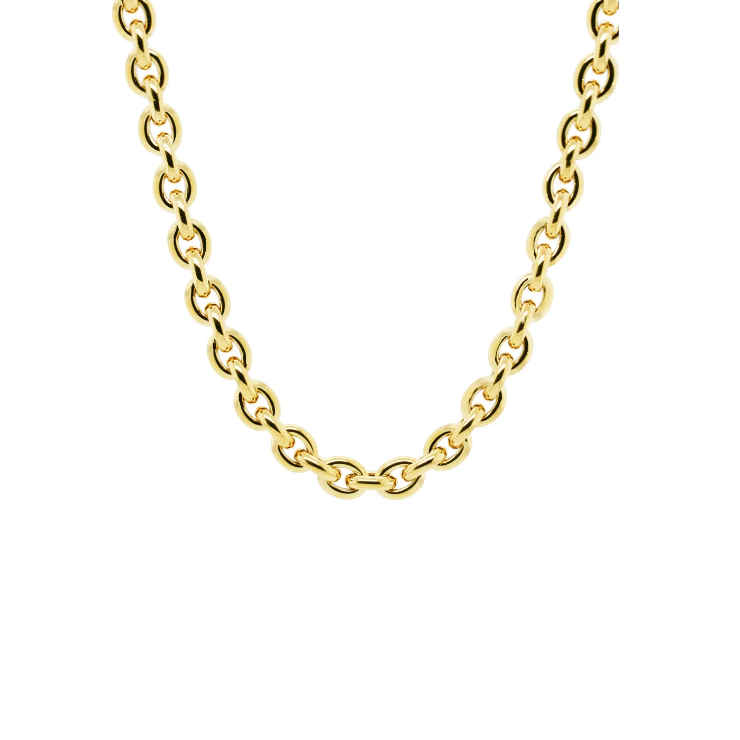 9ct. Yellow Gold Large Belcher Chain Necklace