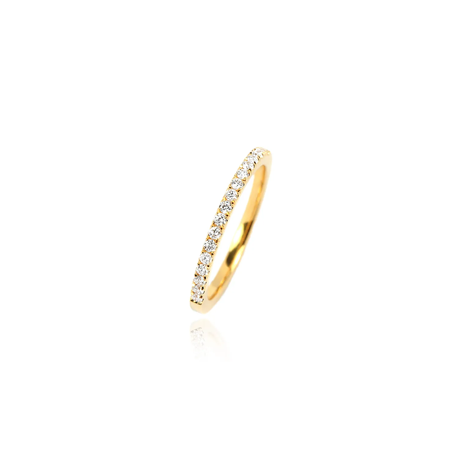 Castel 11 - Yellow Gold & Diamond Wedding Ring