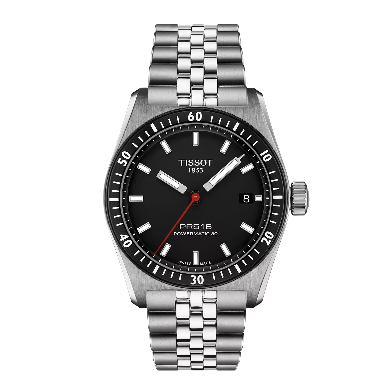 Tissot PR516 Powermatic 80 - Black Dial