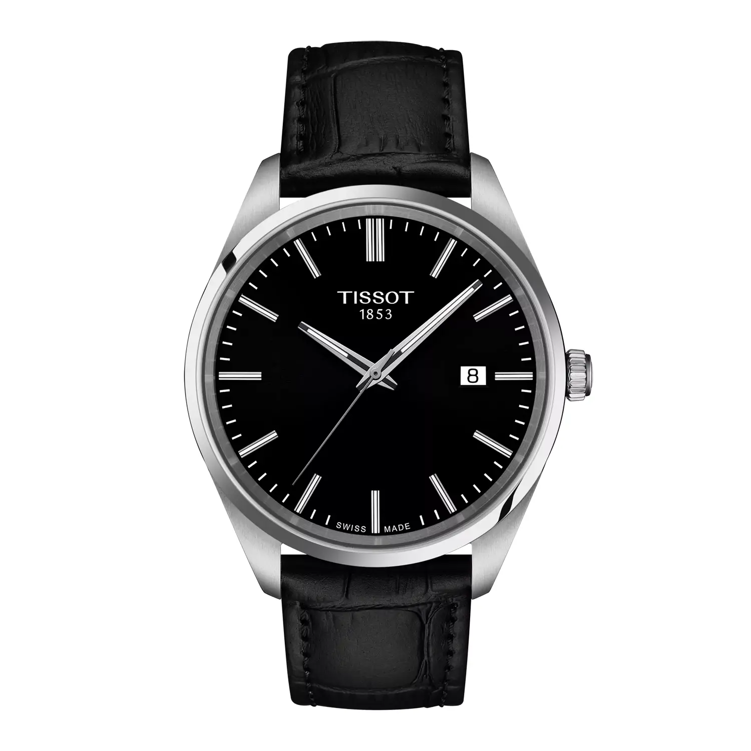 Tissot PR100 Watch - 40mm Black Strap & Dial